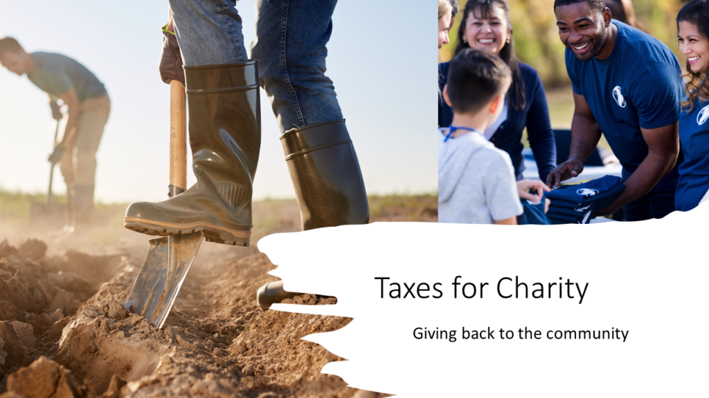 Taxes for Charity